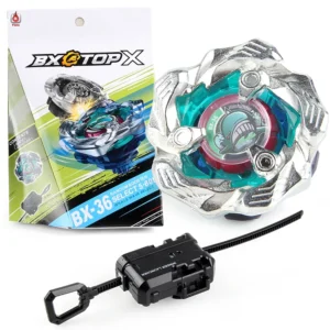 Toupie Beyblade X BX-36 Whale Wave Booster avec Lanceur – Spinning Top Metal Battle