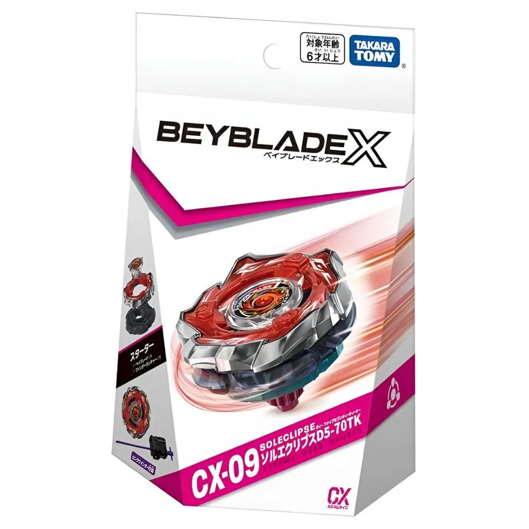 CX-09 Sol Eclipse D5-70TK | Beyblade X CX | Takara Tomy