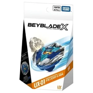 Beyblade X UX-01 Dran Buster 1-60A - Takara Tomy Japon Pulvérisez vos adversaires avec la UX-01 Dran Buster 1-60A, la toupie d'attaque la plus extrême de la génération Beyblade X. Premier modèle de la gamme Unique Line (UX) de Takara Tomy, elle est conçue pour un objectif unique : le K.O. instantané. Grâce à sa lame asymétrique massive, elle délivre des impacts d'une violence inégalée. Importée directement du Japon par Le Temple Beyblade, Dran Buster est l'arme fatale des bladers offensifs qui cherchent à terminer le combat en un seul coup. Le Pouvoir de l'Impact Unique : Dran Buster sacrifie l'endurance pour une puissance de frappe colossale. C'est la toupie par excellence pour briser les défenses les plus solides du stadium. Caractéristiques Techniques : L'Ingénierie Unique Line Le combo 1-60A est la configuration la plus agressive jamais conçue, optimisée pour le "One-Hit Kill". Lame (Blade) : Dran Buster La lame Dran Buster possède une forme de "hache" asymétrique. Contrairement aux lames circulaires, elle concentre tout son poids sur une seule extrémité métallique proéminente. Cette structure crée un déséquilibre volontaire qui génère une onde de choc dévastatrice lors de la collision avec la toupie adverse. Ratchet : 1-60 Le Ratchet à 1 seul point de contact est une révolution. Il est conçu pour minimiser la surface d'exposition aux attaques adverses tout en se concentrant sur une défense minimaliste mais robuste. Sa hauteur de 60 abaisse le centre de gravité, stabilisant la Dran Buster juste avant l'impact fatal. Bit (Pointe) : A (Accel) La pointe Accel est dotée d'un engrenage à 16 dents (contre 12 sur les modèles standards). Cette modification technique permet une accélération sur le rail Xtreme Line beaucoup plus rapide et violente. Elle propulse la toupie dans un Xtreme Dash fulgurant, transformant Dran Buster en un véritable boulet de canon. Pourquoi choisir la UX-01 Dran Buster ? La Reine du K.O. Instantané La UX-01 Dran Buster est le cauchemar des types Endurance. Là où d'autres attaquants s'épuisent à donner de petits coups, Dran Buster mise tout sur un impact critique. Sa capacité à expulser des toupies plus lourdes qu'elle en fait une pièce maîtresse pour les joueurs agressifs. Une conception premium UX Fidèle à la gamme Unique Line, Dran Buster bénéficie d'une finition haut de gamme. Le contraste entre le métal poli et son design bleu acier en fait l'une des toupies les plus impressionnantes visuellement. C'est à la fois un monstre de compétition et une pièce de collection indispensable. Équipez votre Arsenal au Temple Maximisez la puissance de votre Dran Buster avec nos accessoires sélectionnés : UX-02 Hells Hammer 3-70H : Pour compléter votre deck avec la puissance d'écrasement. BX-10 Xtreme Stadium : L'arène indispensable pour la pointe Accel et ses Xtreme Dash. BX-11 Launcher Grip : Stabilisez votre tir pour garantir que l'impact de Dran Buster soit précis. BX-18 String Launcher : Donnez une vitesse de rotation initiale maximale pour un impact plus fort. Fiche Technique (UX-01) Marque : Takara Tomy Gamme : Beyblade X (Unique Line - UX) Type : Attaque (Attack) Sens de rotation : Droite (Right Spin) Composition : Lame (Dran Buster), Ratchet (1-60), Bit (Accel). Origine : Japon (Import Officiel) Condition : Neuf, sous emballage d'origine japonais. Âges: 8+