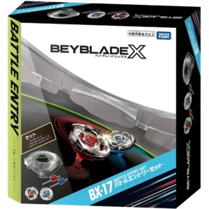 Conteneur carton, BX-17 Battle Entry Set, pack débutant Beyblade X, Dran Sword rouge