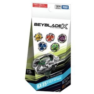 Emballage BX-35 Beyblade X, Black Shell 4-60DOT, Random Booster Vol 4