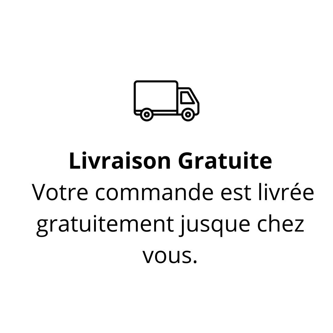 livraison gratuite pour les commandes supérieures à 75$