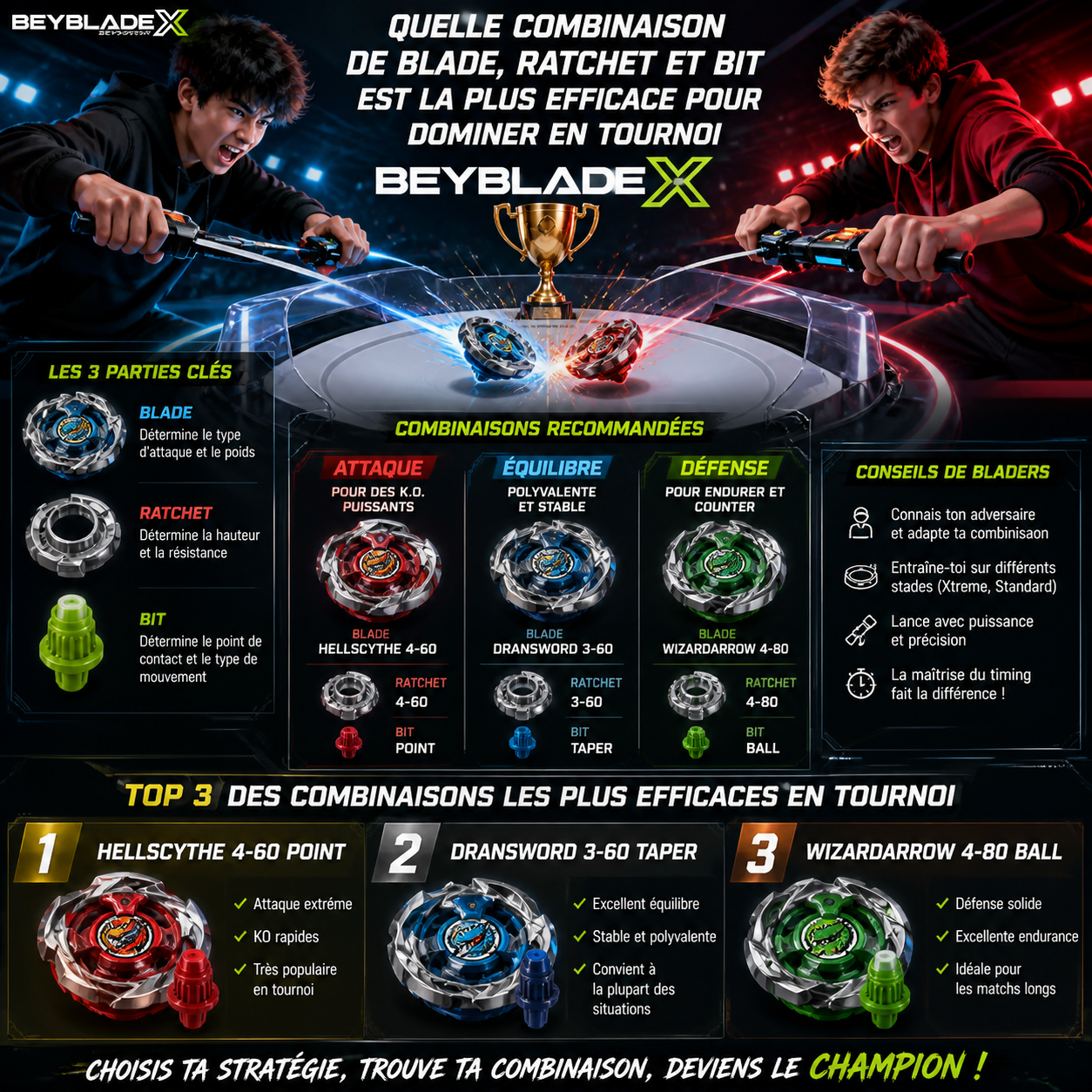 Les Meilleurs Combos pour Gagner en Tournoi