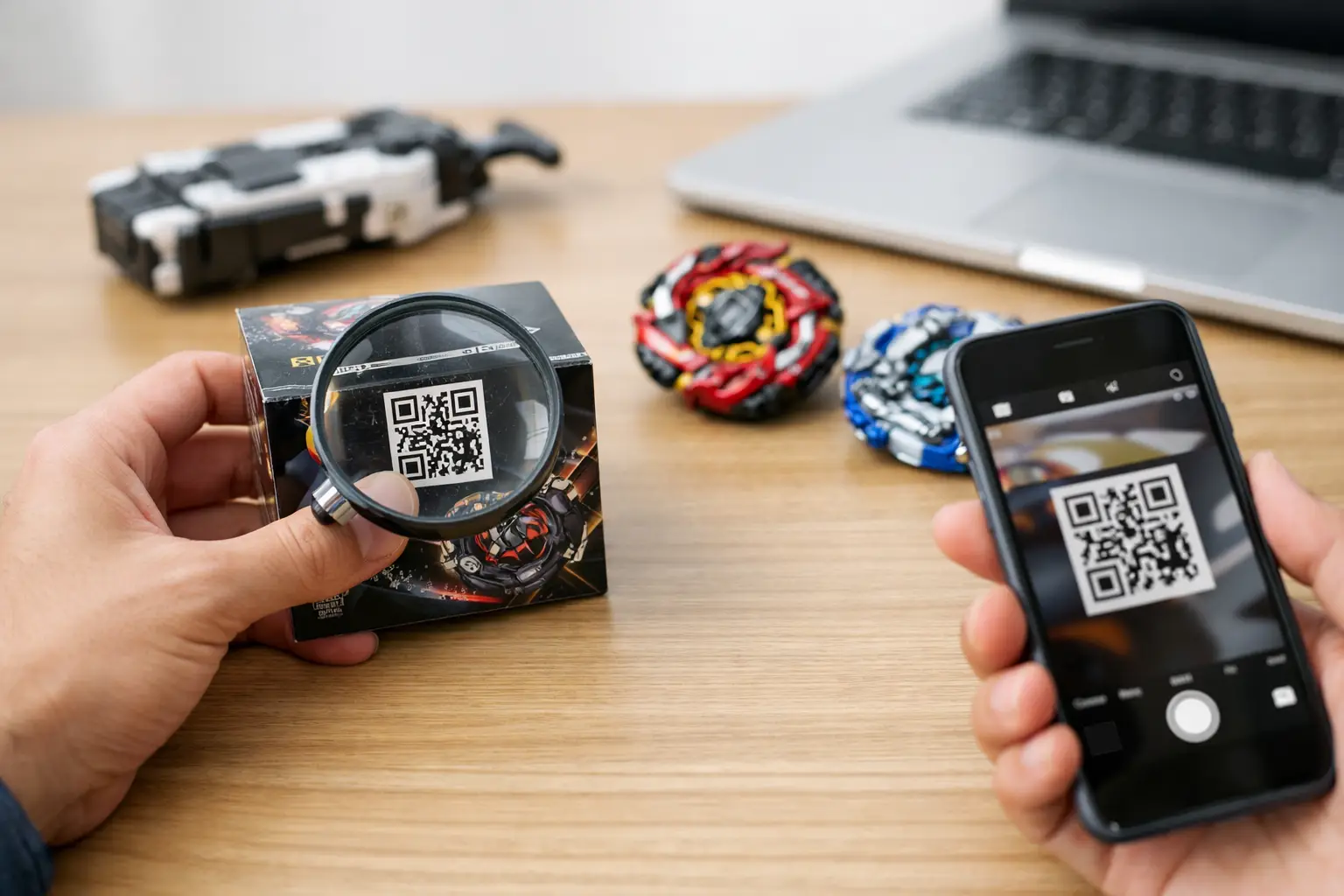 Comment verifier code boite Beyblade X