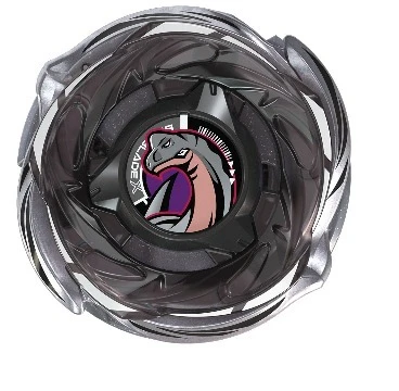 Duel de toupies Beyblade X s entrechoquant a haute vitesse dans un stadium officiel.